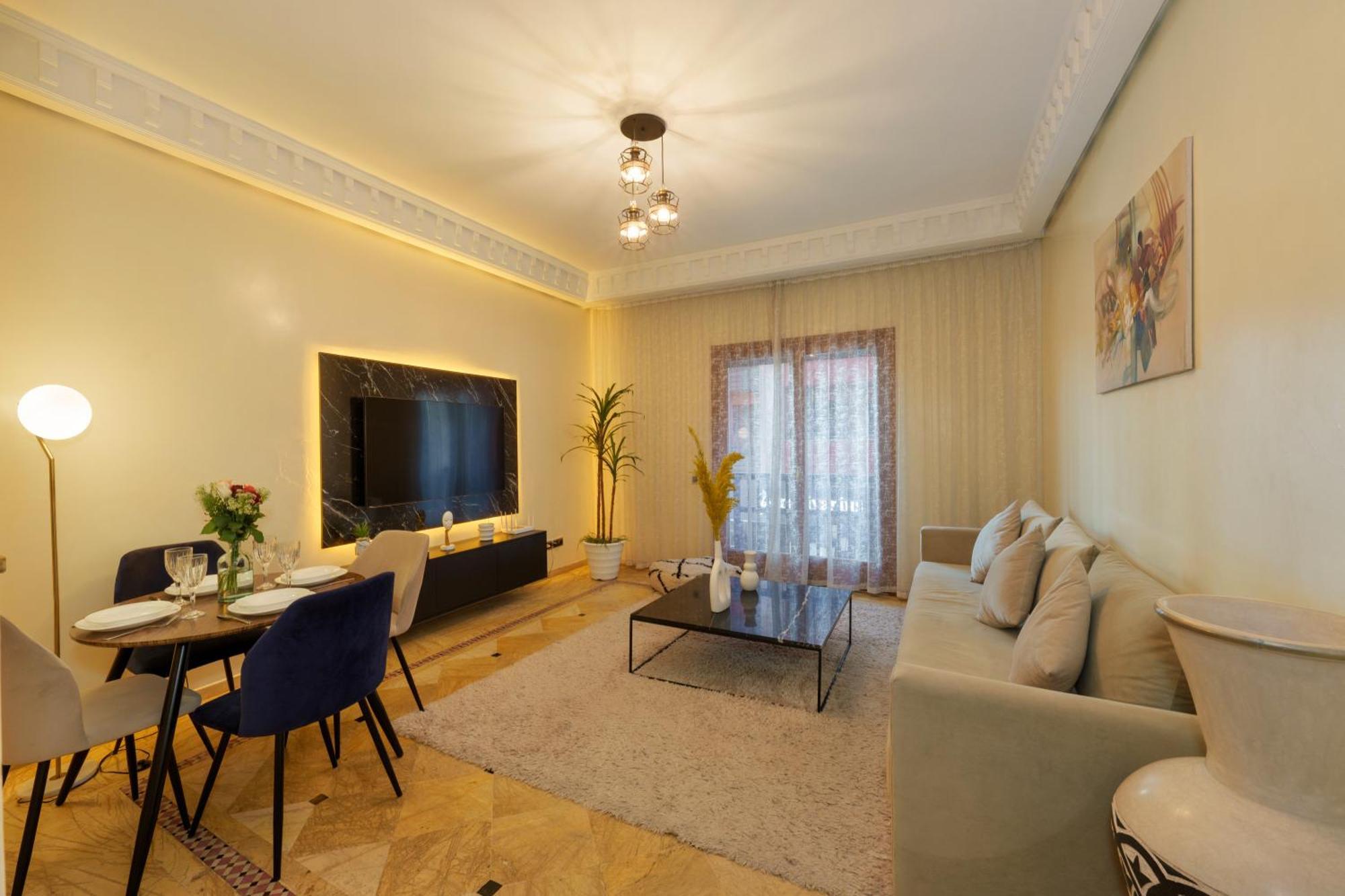 מרקש Appartement Haut Standing Gueliz Plaza Avec Vue מראה חיצוני תמונה