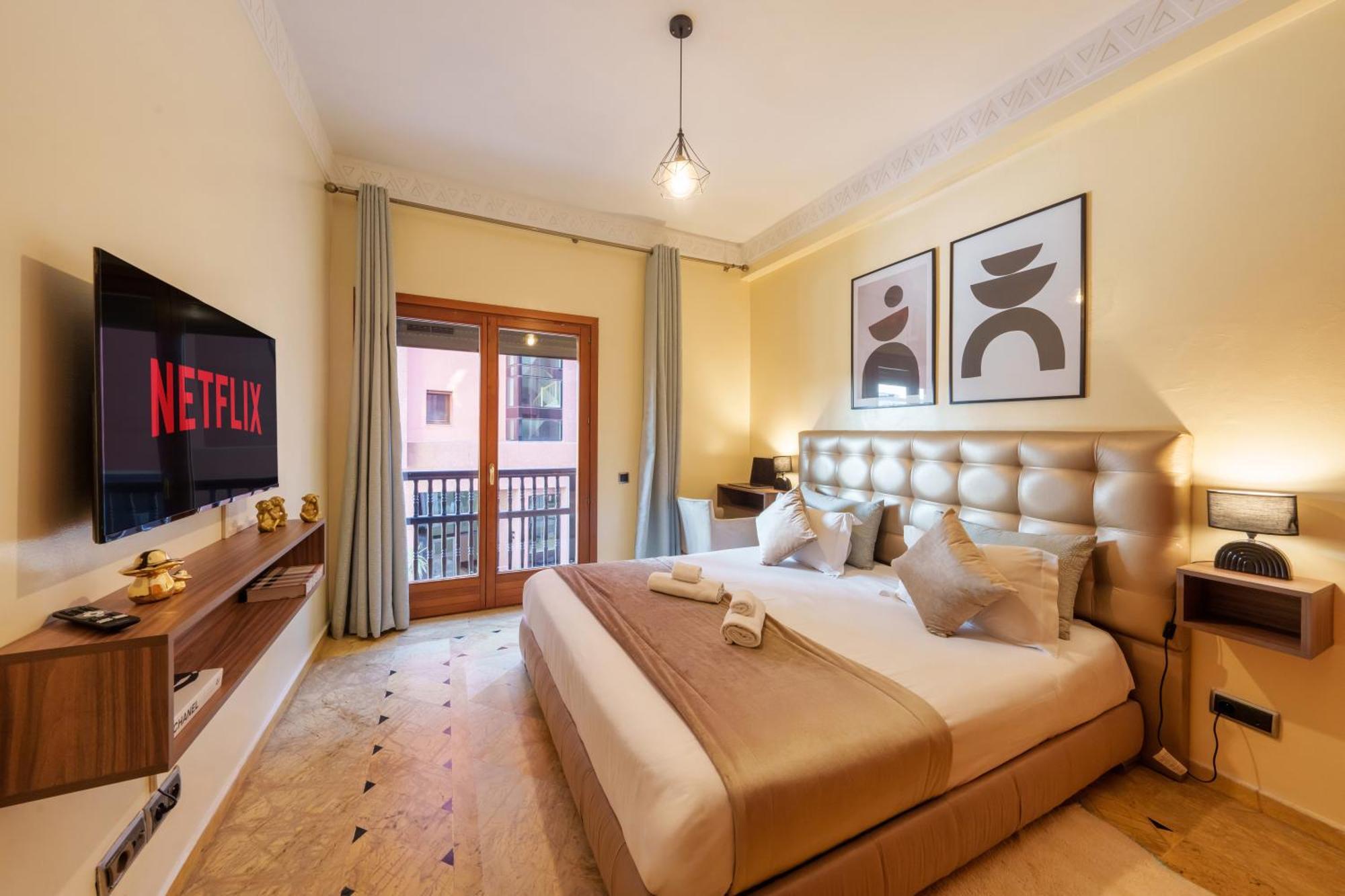 מרקש Appartement Haut Standing Gueliz Plaza Avec Vue מראה חיצוני תמונה
