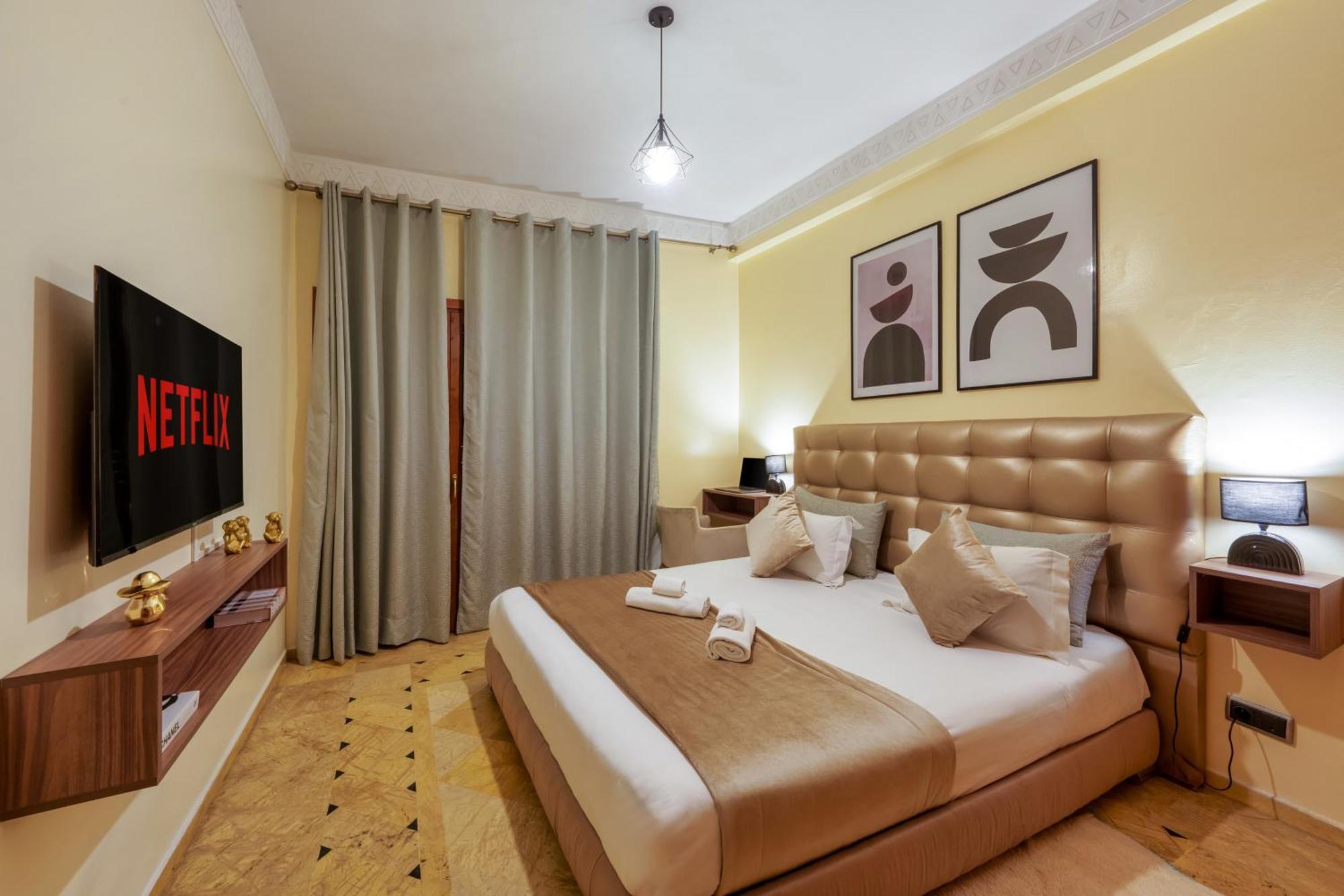 מרקש Appartement Haut Standing Gueliz Plaza Avec Vue מראה חיצוני תמונה
