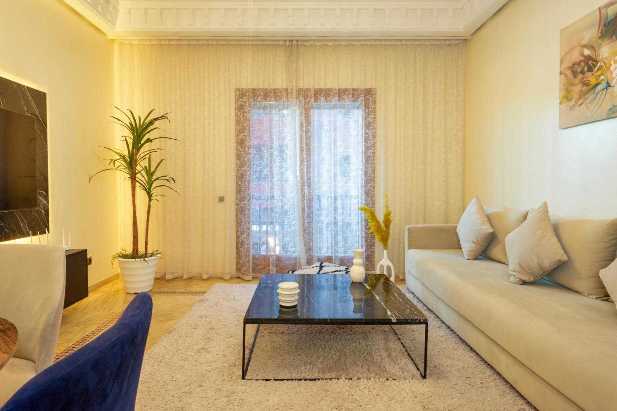 מרקש Appartement Haut Standing Gueliz Plaza Avec Vue מראה חיצוני תמונה
